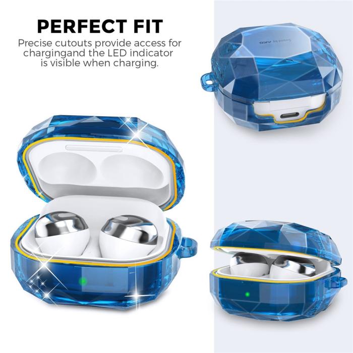 Bild 2, AHASTYLE Galaxy Buds 2/Pro/Live Skal Diamond Rosa