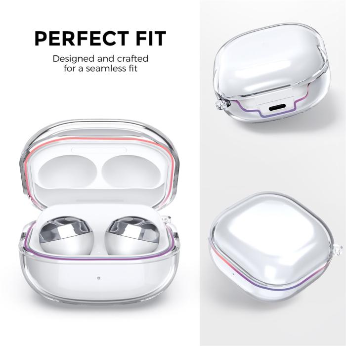 Bild 2, AHASTYLE Galaxy Buds 2/2 Pro/Pro/Live Skal TPU Svart