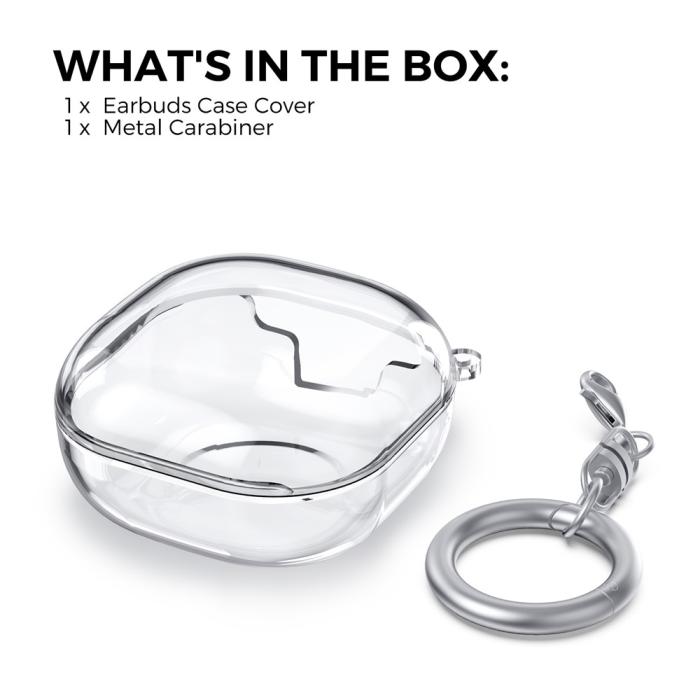 Bild 6, AHASTYLE Galaxy Buds 2/2 Pro/Pro/Live Skal TPU Svart