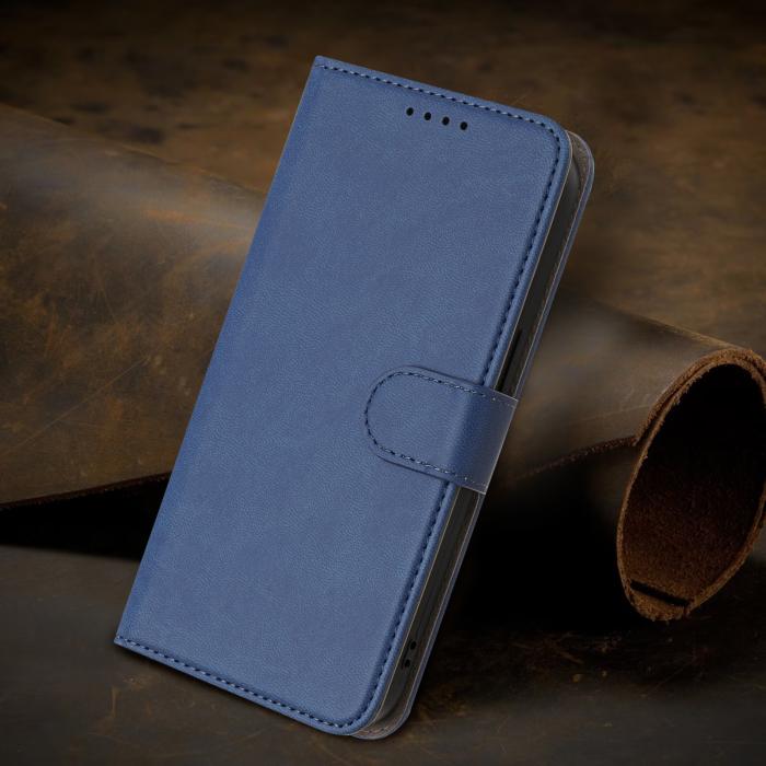 Bild 6, Samsung Galaxy S26 Ultra Fodral Solid Läder Blå