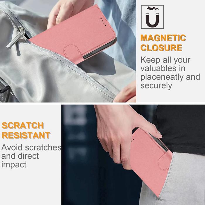 Bild 3, Samsung Galaxy S26 Ultra Fodral Solid Läder Rosa