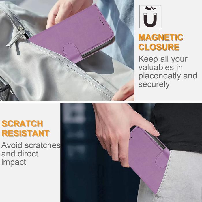 Bild 3, Samsung Galaxy S26 Ultra Fodral Solid Läder Lila