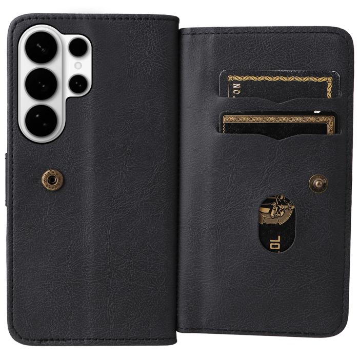 Bild 2, Samsung Galaxy S26 Ultra Fodral Multifunktionellt Läder Svart