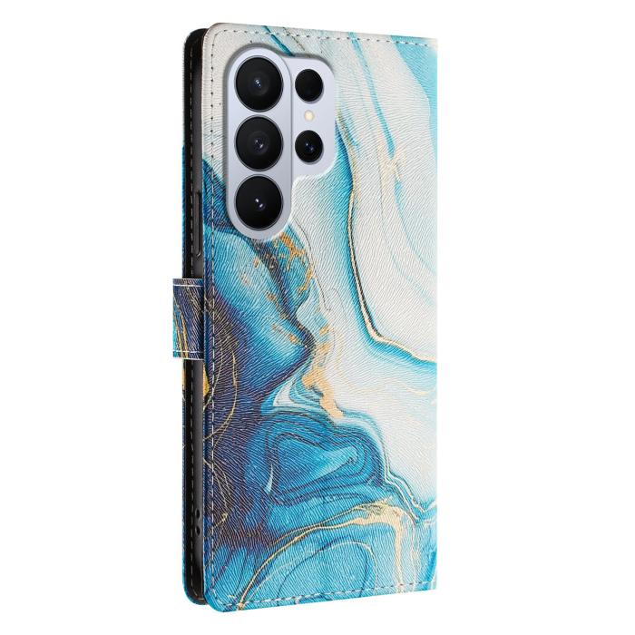 Bild 4, Samsung Galaxy S26 Ultra Fodral Med Tryck Blå Marmor