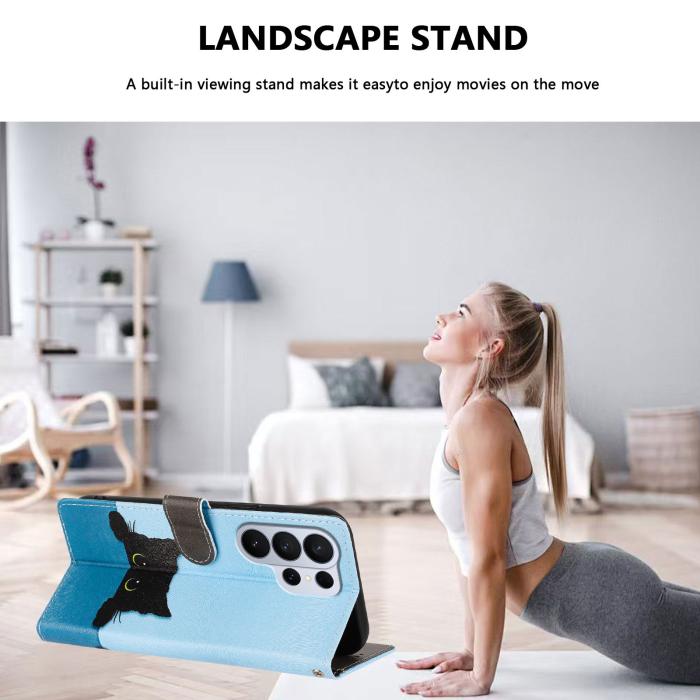 Bild 3, Samsung Galaxy S26 Ultra Fodral Med Tryck Svart Katt