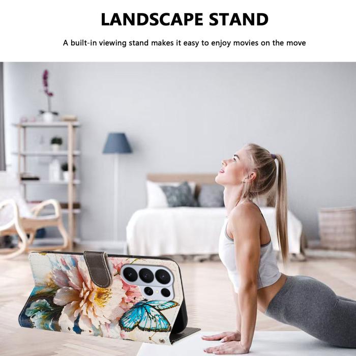 Bild 3, Samsung Galaxy S26 Ultra Fodral Med Tryck Blommor / Fjärilar