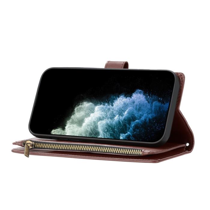 Bild 6, Samsung Galaxy S26 Ultra Fodral Multifunktionellt Läder Brun