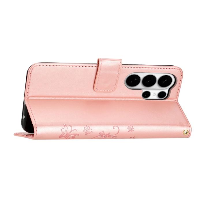 Bild 3, Samsung Galaxy S26 Ultra Fodral Med Blommigt Tryck Roséguld