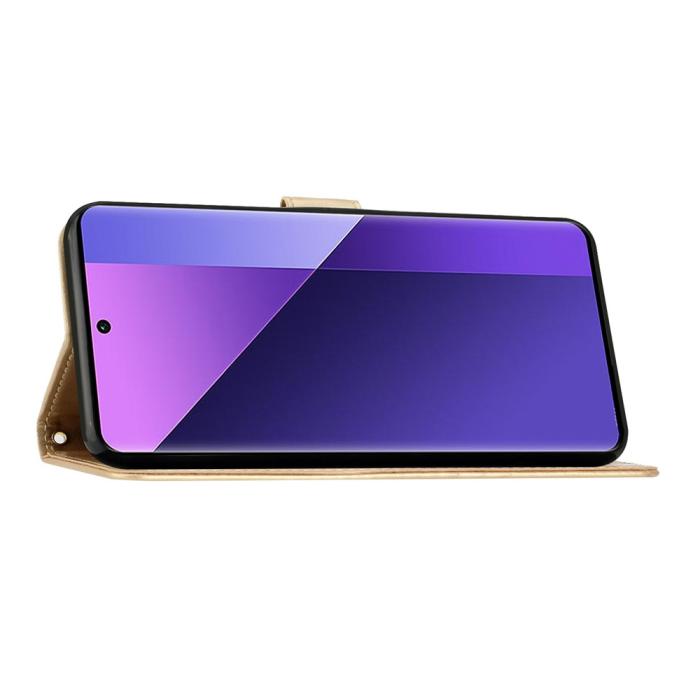 Bild 4, Samsung Galaxy S26 Ultra Fodral Med Blommigt Tryck Guld