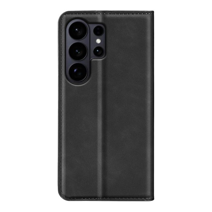 Bild 4, Samsung Galaxy S26 Ultra Fodral Flip Skin Touch Läder Svart