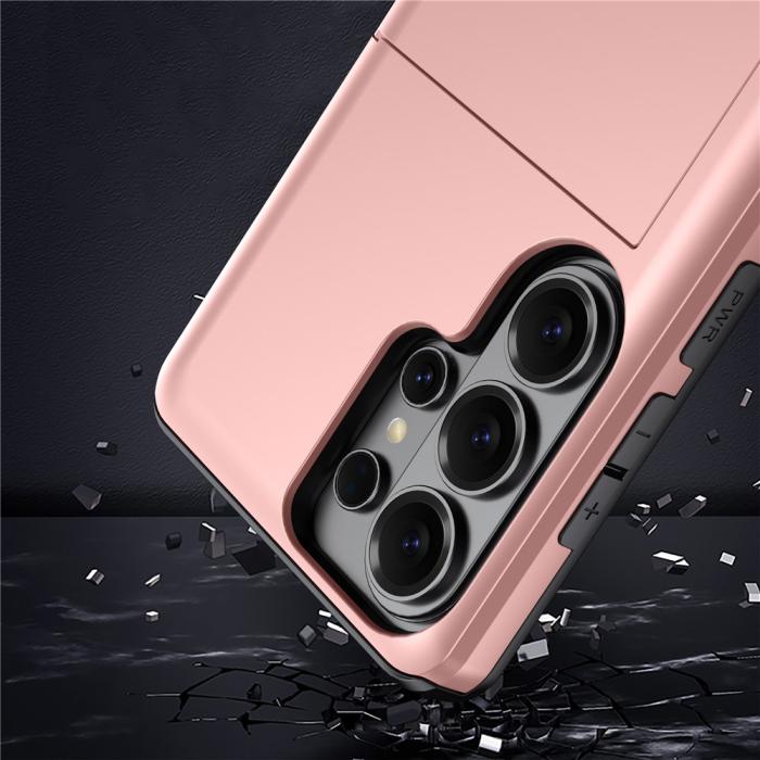 Bild 4, Samsung Galaxy S26 Ultra Skal Hybrid Med Kortfack Roséguld