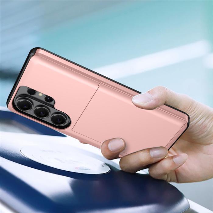 Bild 2, Samsung Galaxy S26 Ultra Skal Hybrid Med Kortfack Grön