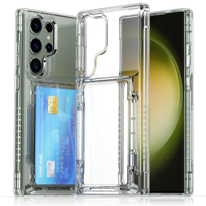 Bild 2, Samsung Galaxy S26 Ultra Skal Kickstand Med Kortfack Transparent
