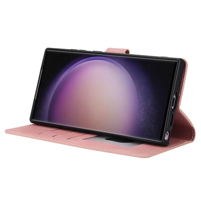 Bild 4, Samsung Galaxy S26 Ultra Fodral Läder Rosa