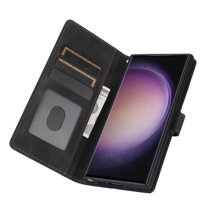 Bild 2, Samsung Galaxy S26 Ultra Fodral Läder Svart