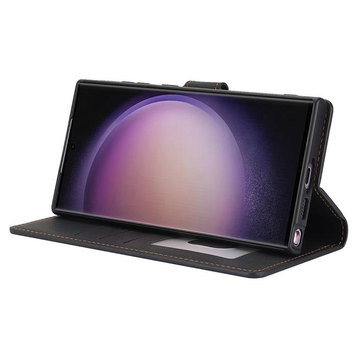 Bild 4, Samsung Galaxy S26 Ultra Fodral Läder Svart