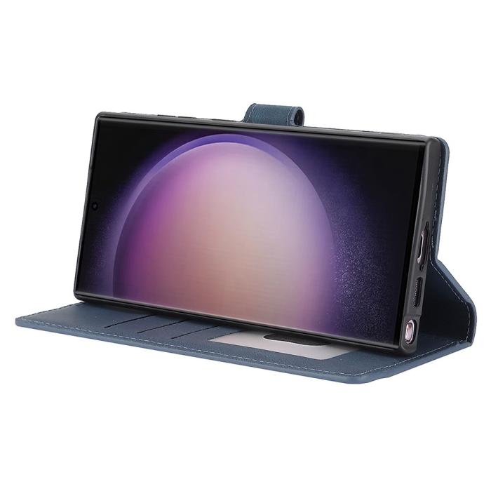 Bild 4, Samsung Galaxy S26 Ultra Fodral Läder Blå