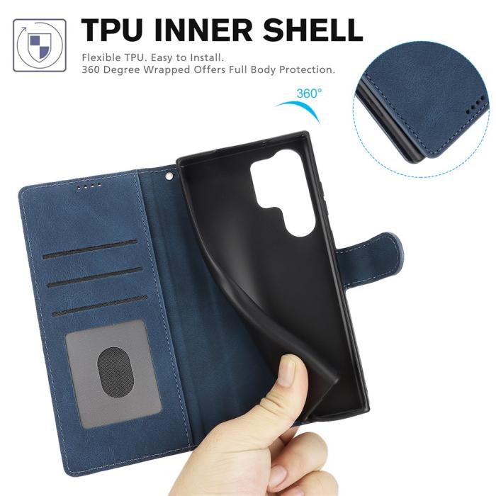 Bild 5, Samsung Galaxy S26 Ultra Fodral Läder Blå