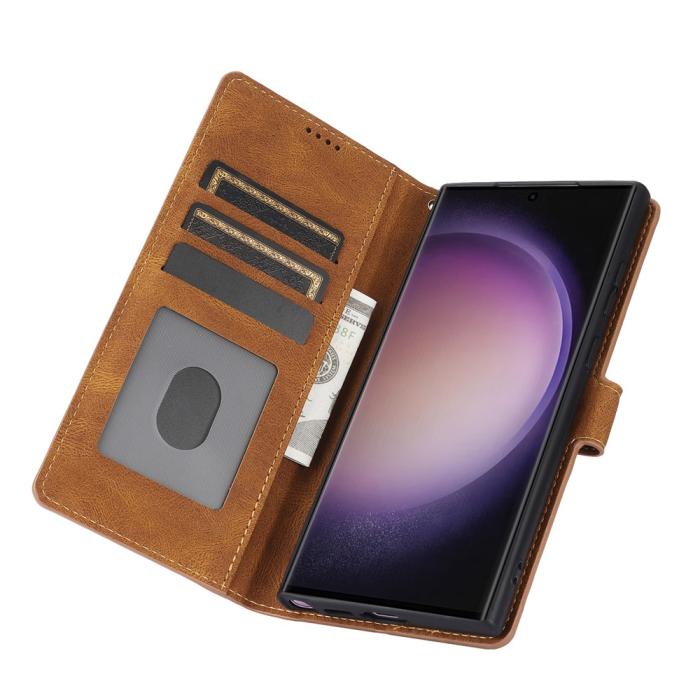 Bild 2, Samsung Galaxy S26 Ultra Fodral Läder Brun
