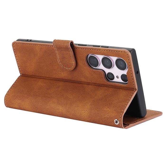 Bild 3, Samsung Galaxy S26 Ultra Fodral Läder Brun