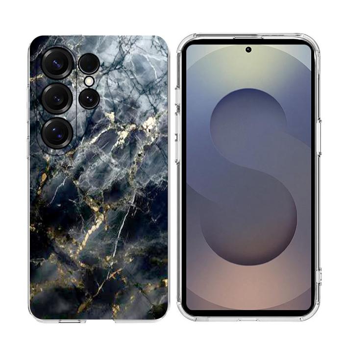 Bild 2, Samsung Galaxy S26 Ultra Skal Marmor TPU Svart