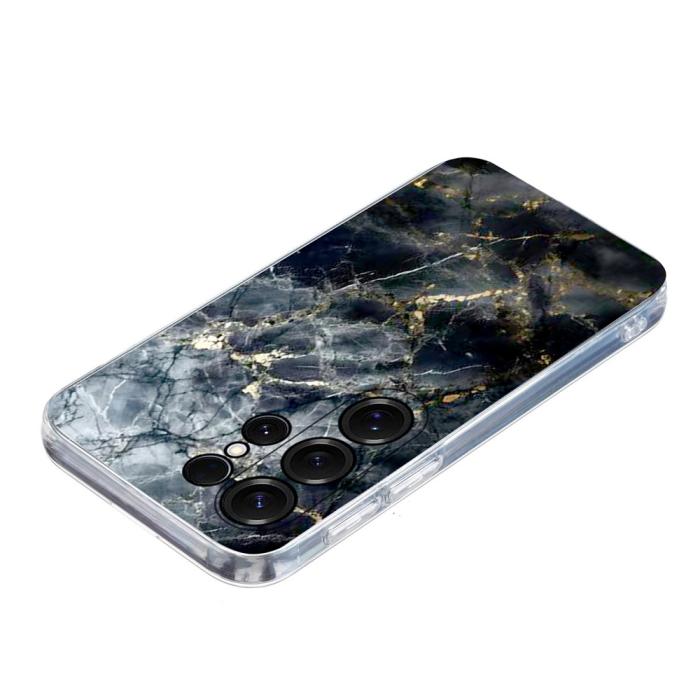 Bild 4, Samsung Galaxy S26 Ultra Skal Marmor TPU Svart