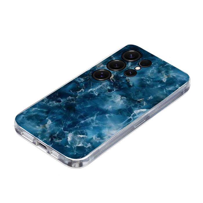 Bild 3, Samsung Galaxy S26 Ultra Skal Marmor TPU Blå