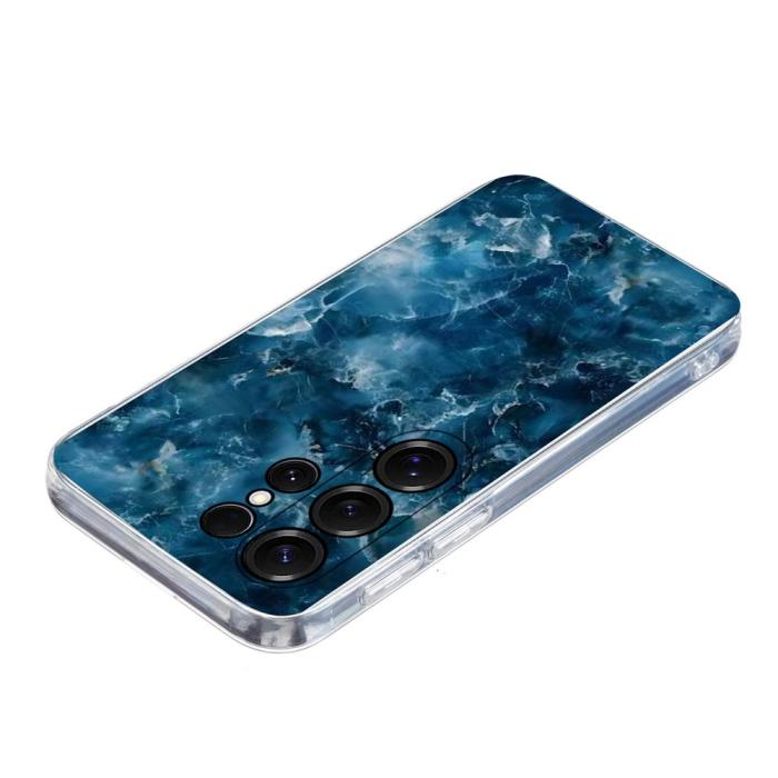 Bild 4, Samsung Galaxy S26 Ultra Skal Marmor TPU Blå