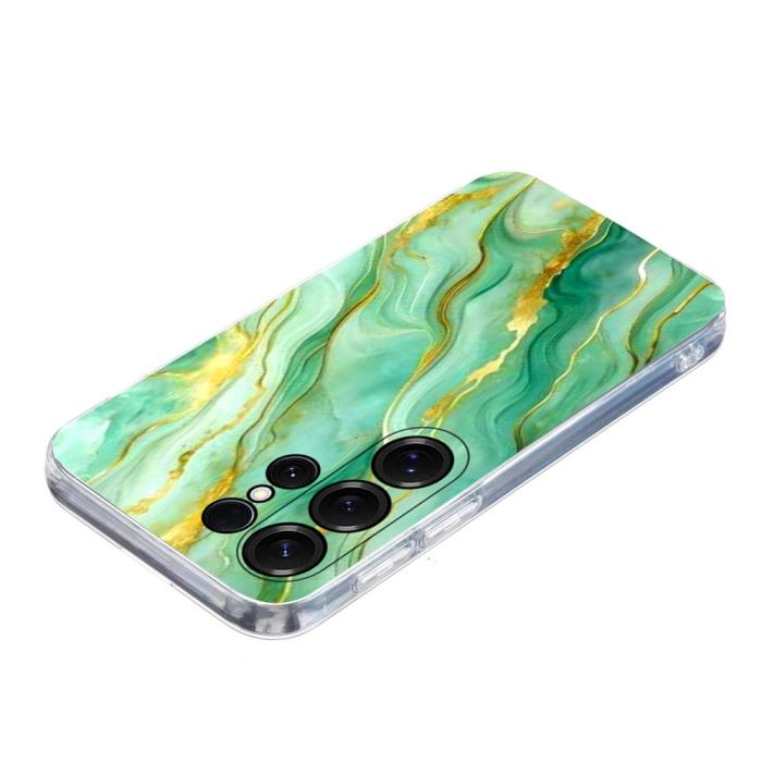 Bild 4, Samsung Galaxy S26 Ultra Skal Marmor TPU Grön