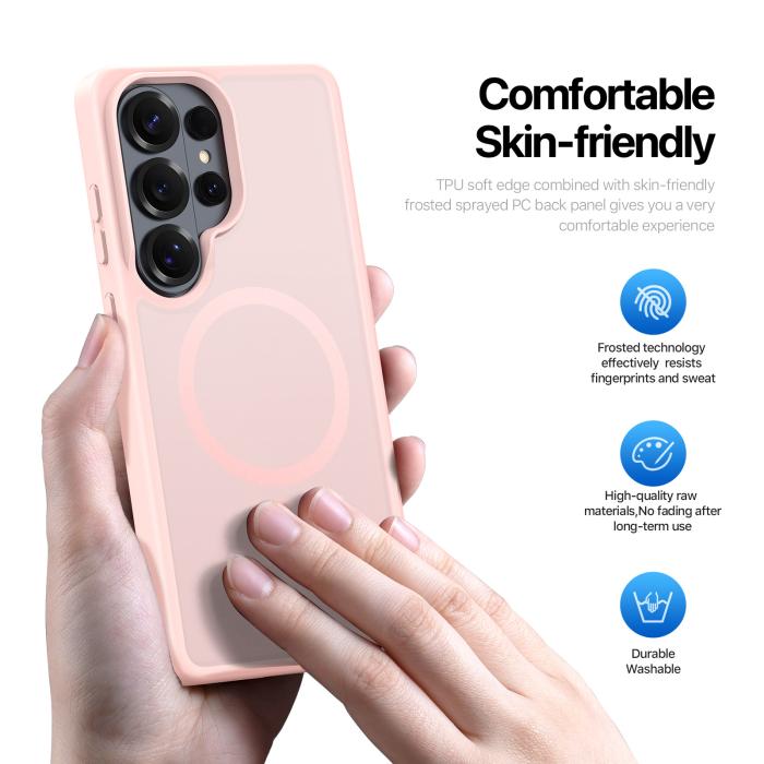 Bild 5, DUX DUCIS Galaxy S26 Ultra Skal MagSafe Yind Series Rosa