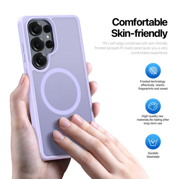 Bild 5, DUX DUCIS Galaxy S26 Ultra Skal MagSafe Yind Series Lila