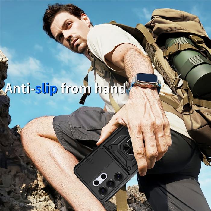 Bild 6, Samsung Galaxy S26 Ultra Skal CamShield Ring Hybrid Röd