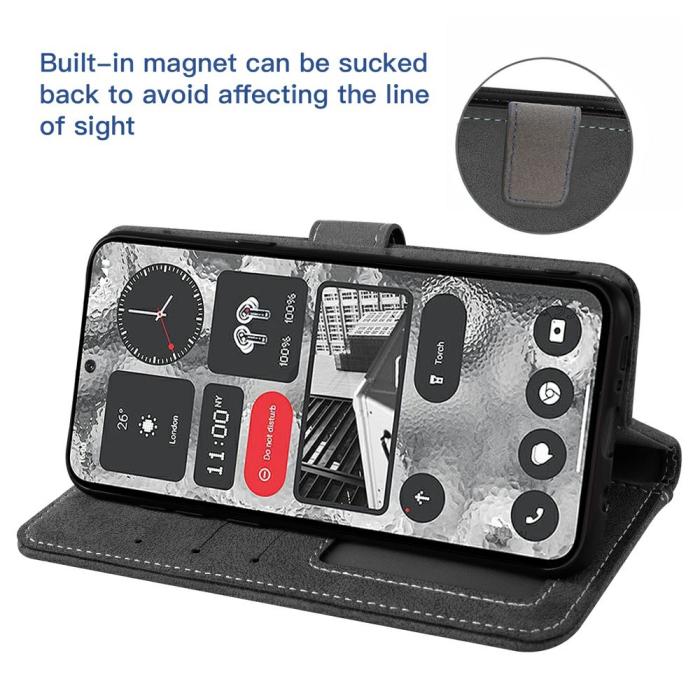 Bild 3, Samsung Galaxy S26 Ultra Fodral Multifunktionellt Läder Svart