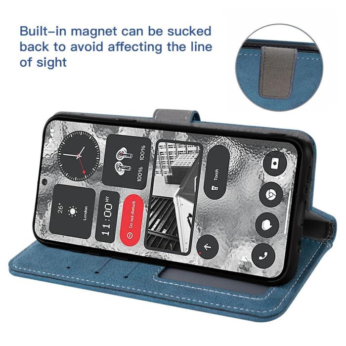 Bild 3, Samsung Galaxy S26 Ultra Fodral Multifunktionellt Läder Blå