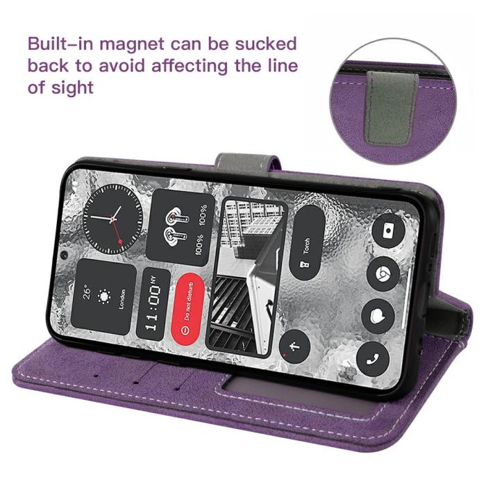 Bild 3, Samsung Galaxy S26 Ultra Fodral Multifunktionellt Läder Lila