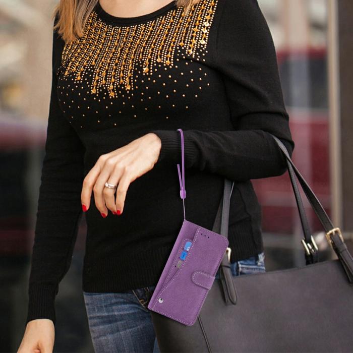 Bild 6, Samsung Galaxy S26 Ultra Fodral Multifunktionellt Läder Lila