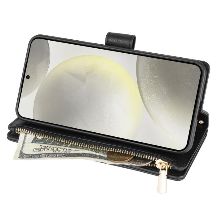 Bild 2, Samsung Galaxy S26 Ultra Fodral Rhombus Läder Svart