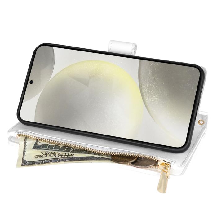 Bild 2, Samsung Galaxy S26 Ultra Fodral Rhombus Läder Vit