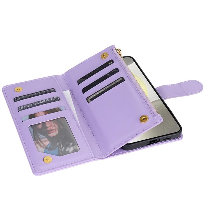 Bild 3, Samsung Galaxy S26 Ultra Fodral Rhombus Läder Lila