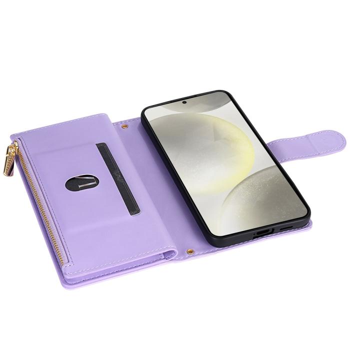 Bild 4, Samsung Galaxy S26 Ultra Fodral Rhombus Läder Lila