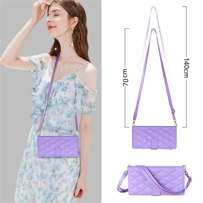 Bild 6, Samsung Galaxy S26 Ultra Fodral Rhombus Läder Lila