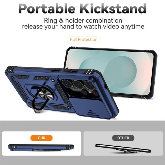 Bild 4, Samsung Galaxy S26 Ultra Skal CamShield Ring Hybrid Blå