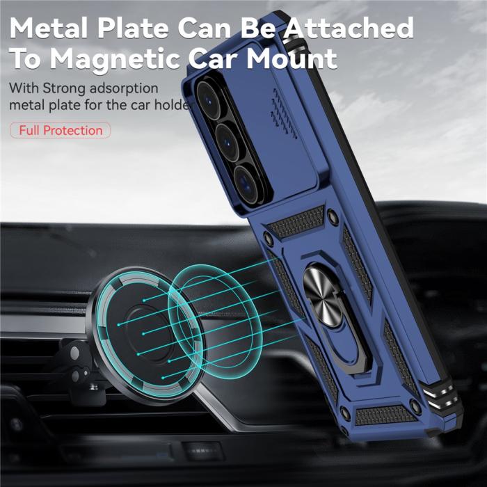 Bild 5, Samsung Galaxy S26 Ultra Skal CamShield Ring Hybrid Blå