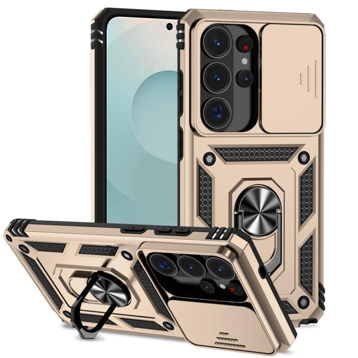 Bild 2, Samsung Galaxy S26 Ultra Skal CamShield Ring Hybrid Guld