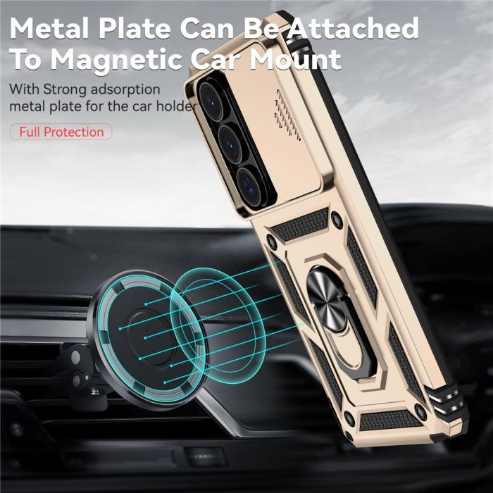 Bild 5, Samsung Galaxy S26 Ultra Skal CamShield Ring Hybrid Guld