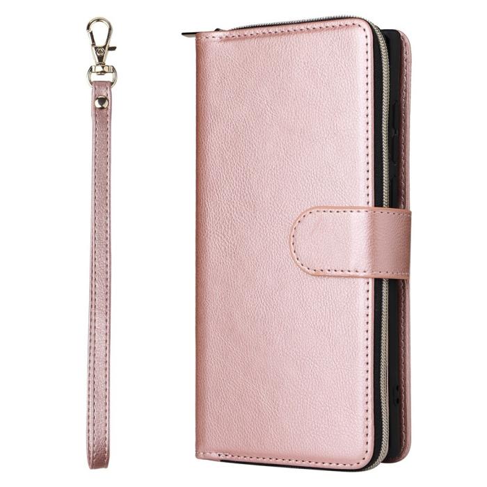 Bild 6, Samsung Galaxy S26 Ultra Fodral Multifuntionellt Läder Roséguld