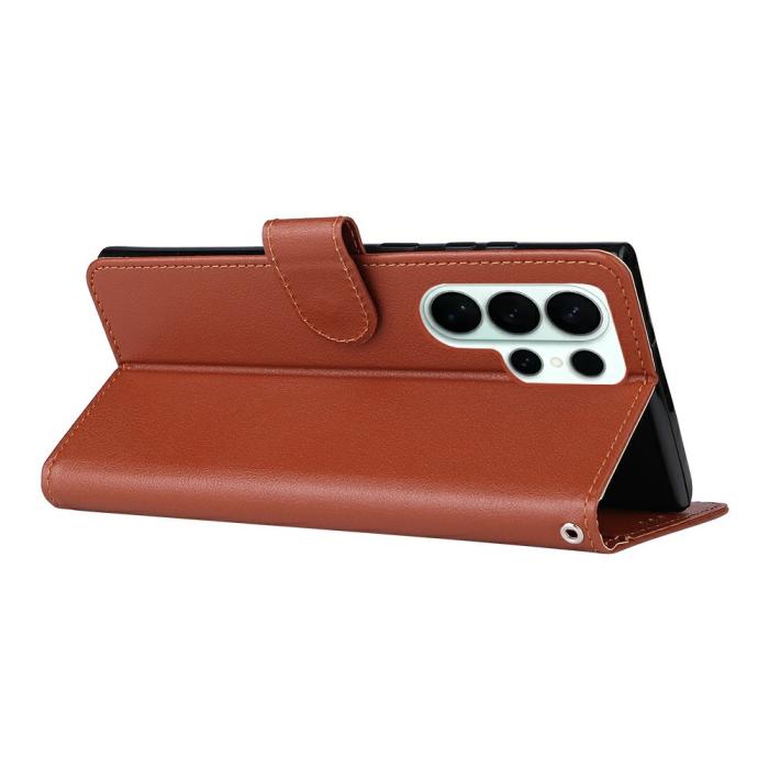 Bild 4, Samsung Galaxy S26 Ultra Fodral Läder Brun