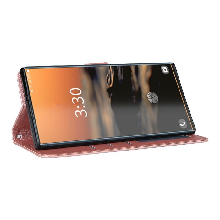 Bild 3, Samsung Galaxy S26 Ultra Fodral Läder Roséguld