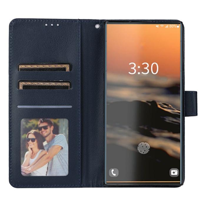 Bild 2, Samsung Galaxy S26 Ultra Fodral Läder Blå