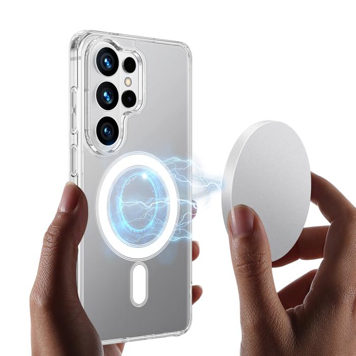 Bild 4, Samsung Galaxy S26 Ultra Skal MagSafe Hybrid Transparent